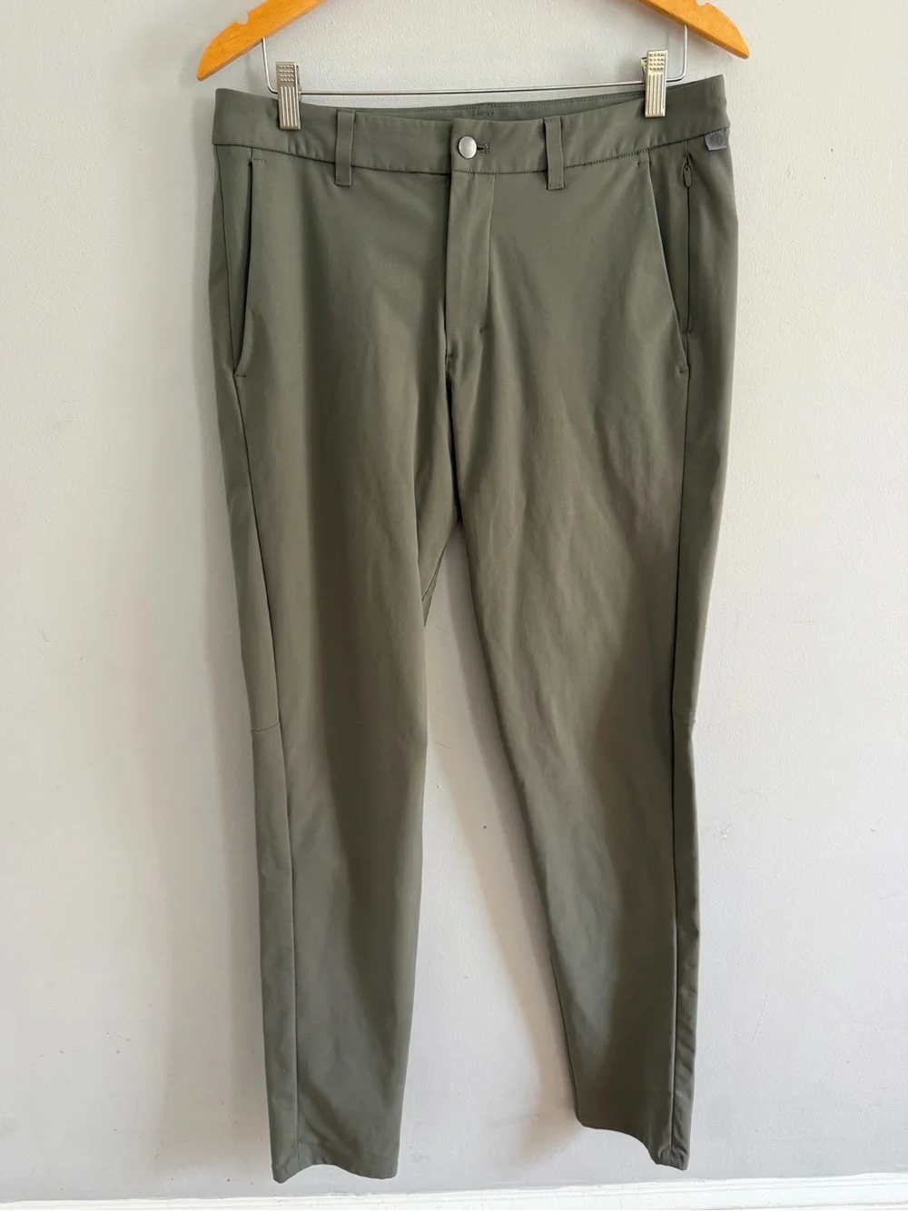 Lululemon Commission Pants Slim Warp Stream Light Army Green 30 X 37 (tall)